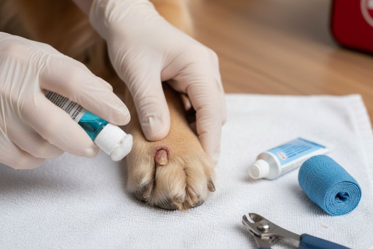 Broken Nails and Paw Injuries