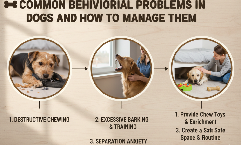 Common Behavioral Problems in Dogs and How to Manage Them
