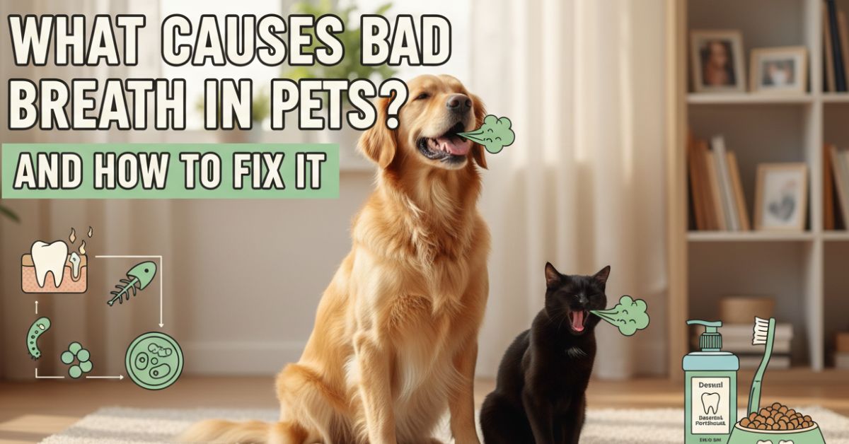 What Causes Bad Breath in Pets