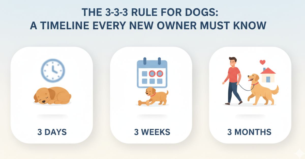 The 3-3-3 Rule for Dogs