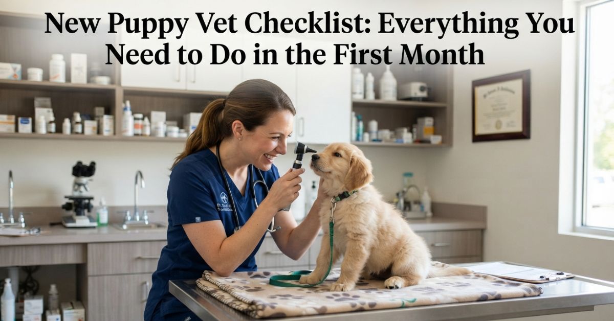 Puppy Vet Checklist